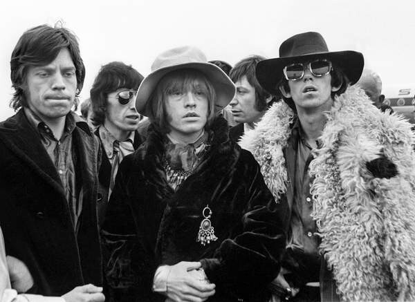 Umělecká fotografie Rolling Stones, 1967, (40 x 30 cm)