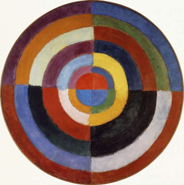 Levně Plakát, Obraz - First Disc, 1912, Delaunay, Robert, 40 × 40 cm