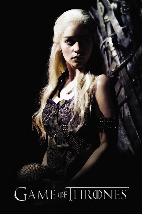 Umělecký tisk Game of Thrones - Daenerys Targaryen, 26.7x40 cm