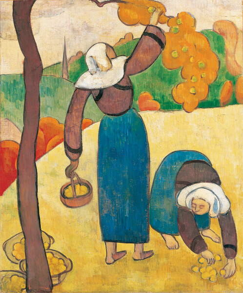 Poster Breton peasants, c.1889