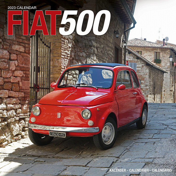Kalendář 2027 Fiat 500