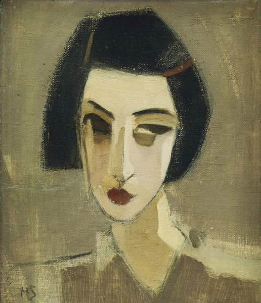 Levně Plakát, Obraz - Portrait of Gota, 1933, Schjerfbeck, Helene, 34.4 × 40 cm