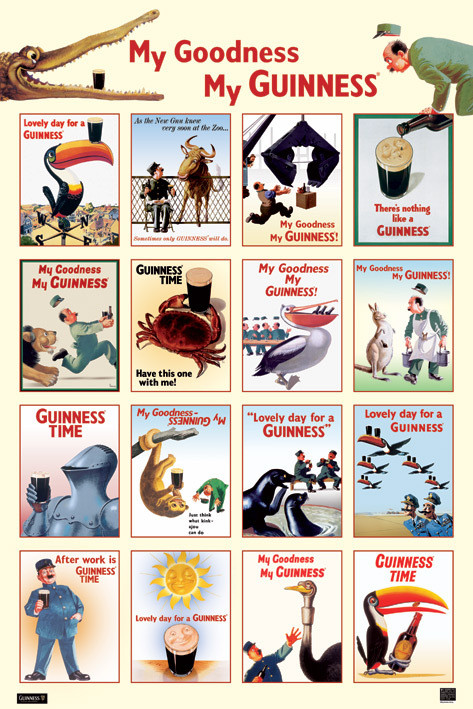 Poster Guinness - collage