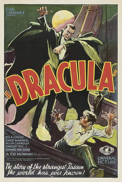 Anonymous - Obrazová reprodukce Dracula, 1931, (26.7 x 40 cm)