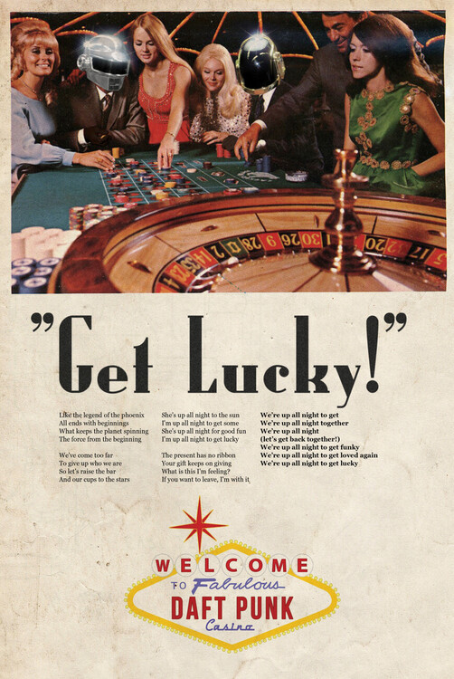 Plakát, Obraz - Ads Libitum - Get Lucky, (40 x 60 cm)
