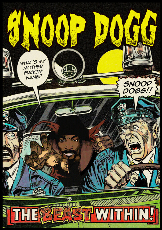 Plakát, Obraz - Ads Libitum - Dangerous Dogg, (40 x 60 cm)