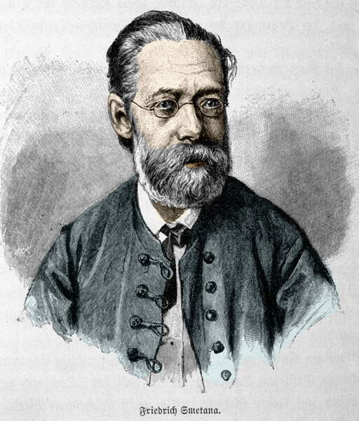 Levně Plakát, Obraz - Bedrich Smetana, Unknown Artist,, 34.1 × 40 cm
