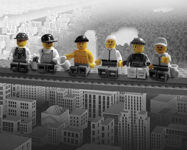 Poster LEGO - lunch on