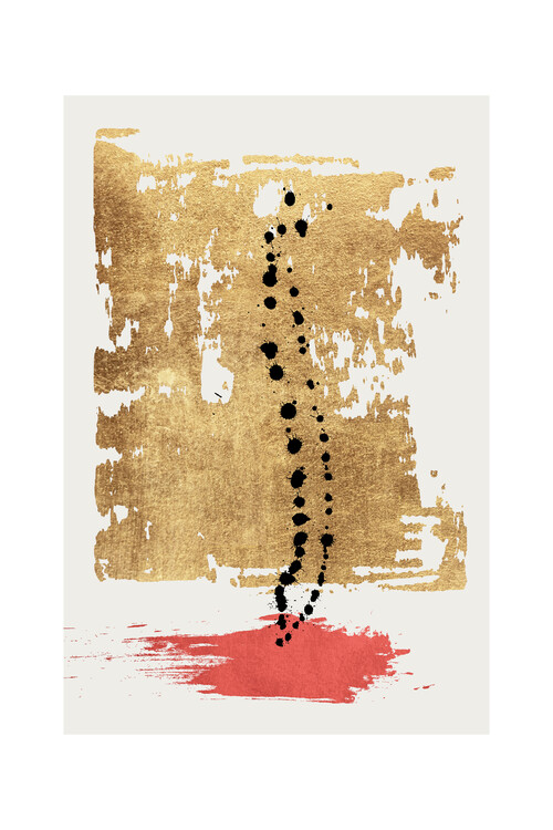 Plakát, Obraz - Kubistika - Drip drop, (40 x 60 cm)