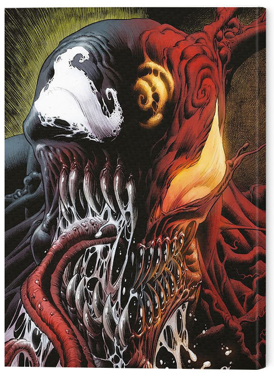 Billede på lærred Venom: Carnage - Half/Half