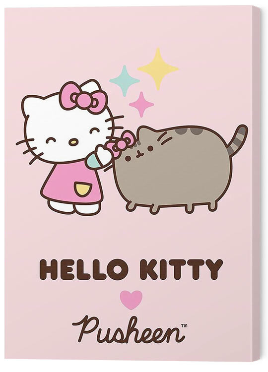 Obraz na płótnie Pusheen x Hello Kitty - Cute Kittys