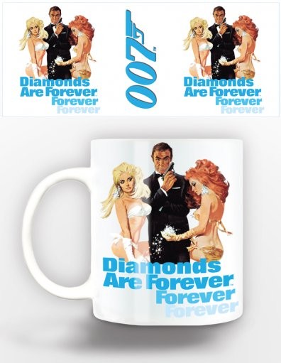 Koffie mok James Bond - diamonds are forever