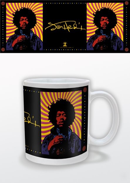 Koffie mok Jimi Hendrix - Psychedelic