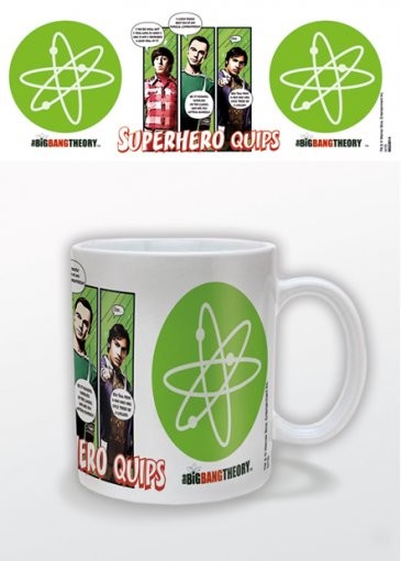 Taza Big Bang - Superhero Quips