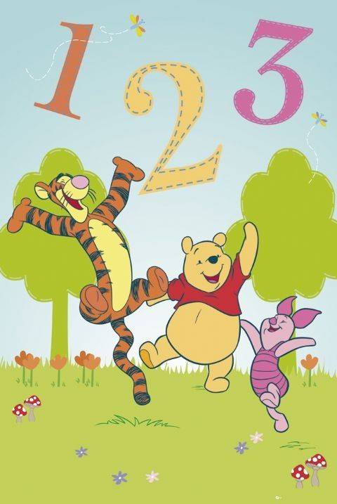 Poster WINNIE THE POOH - 1, 2, 3