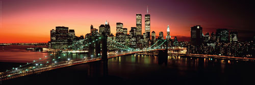 Poster NEW YORK - brooklyn bridge