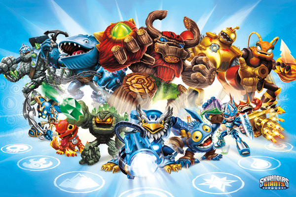 Poster Skylanders Giants - group