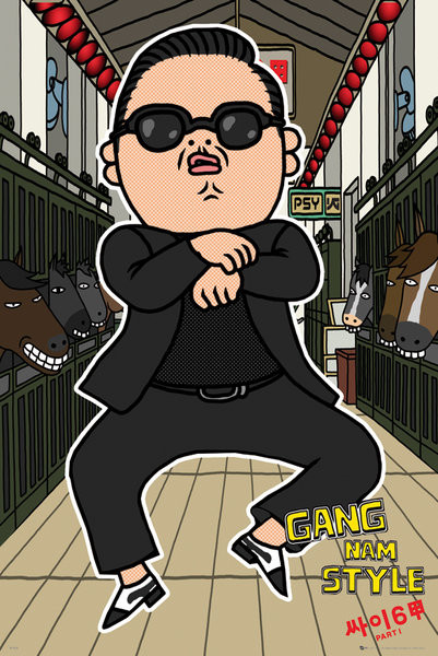 Poster PSY - gangnam style