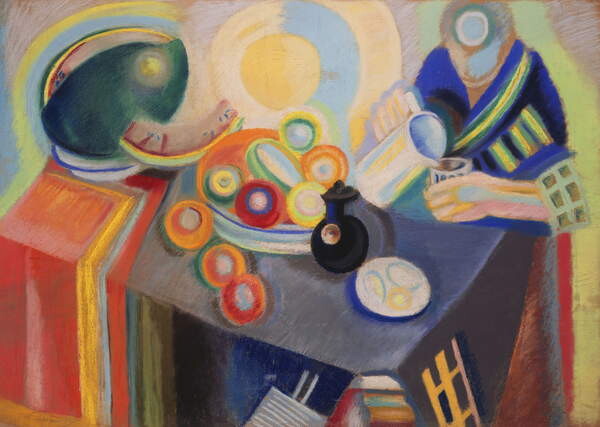 Levně Plakát, Obraz - The Portuguese Jug, 1916, Delaunay, Robert, 40 × 30 cm