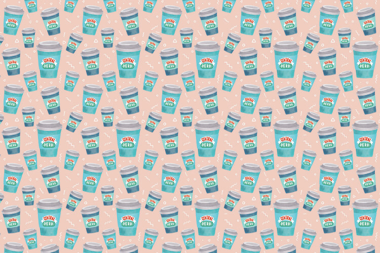 Poster Friends - Coffee cups