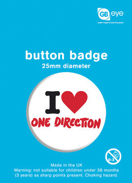 Button ONE DIRECTION - i love