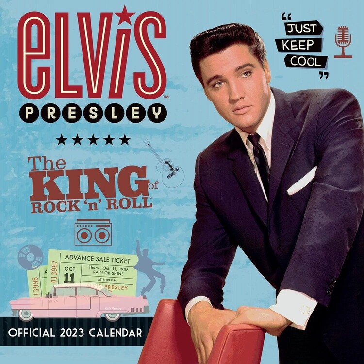 Naptár 2027 Elvis