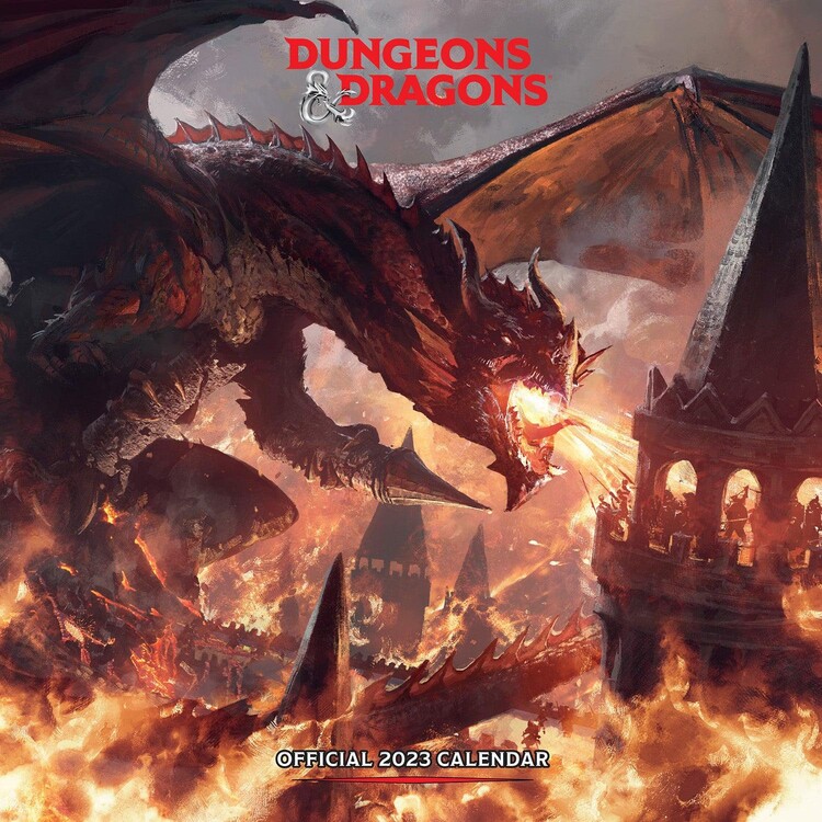 Kalendár 2027 Dungeons & Dragons