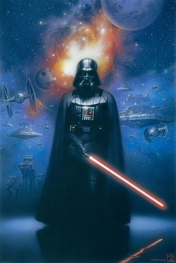 Plakat STAR WARS - darth vader