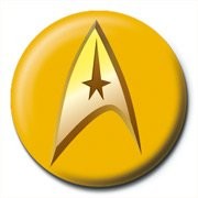 Button STAR TREK - gold