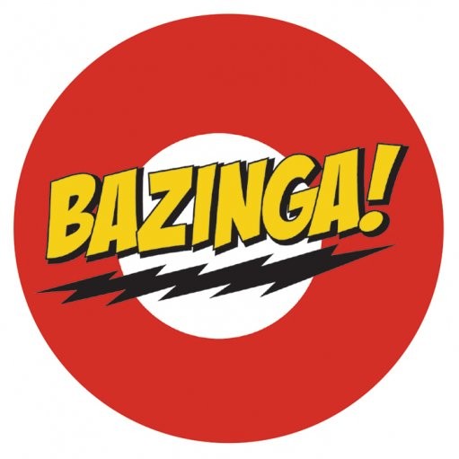 Samolepky BIG BANG THEORY - bazinga