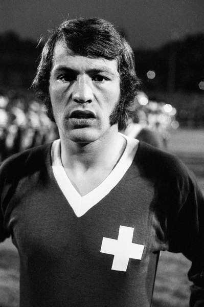 Plakát, Obraz - Switzerland Soccer Kurt “Kudi” Mueller, 1971, 26.7 × 40 cm