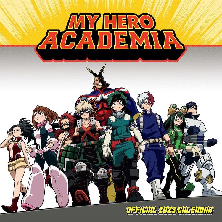Calendario 2027 My Hero Academia