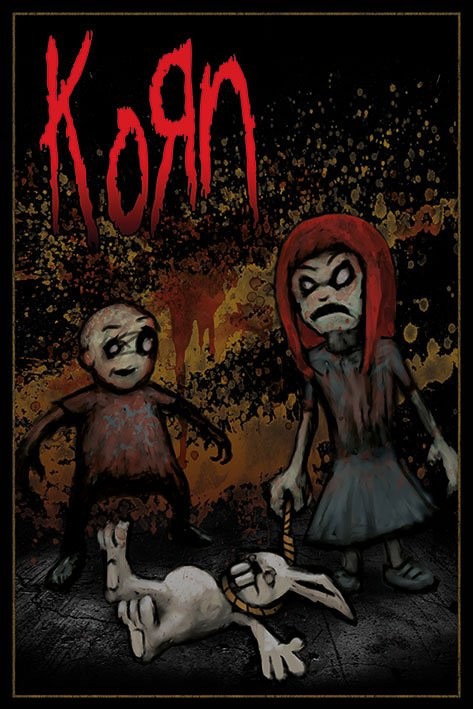90s デッドストック KORN 大判ポスター Poster KORN - dead bunny | Wall Art | 3+1 FREE | UKposters