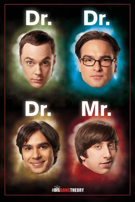 Plakát THE BIG BANG THEORY - dr / mr