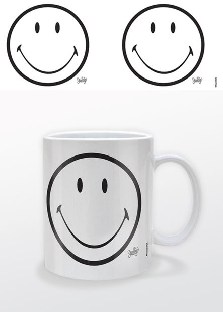 Koffie mok Smiley - White