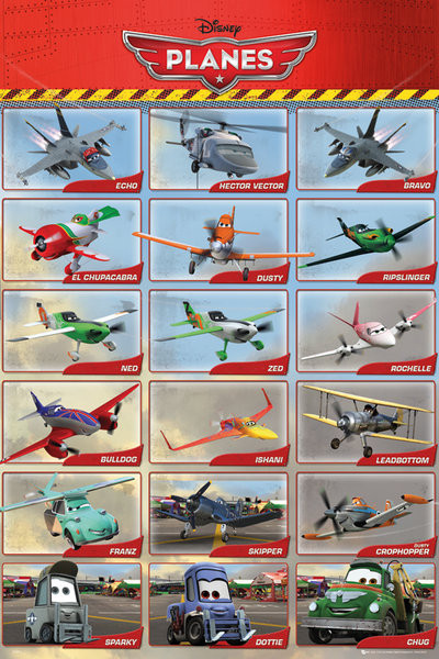 Poster PLANES - grid