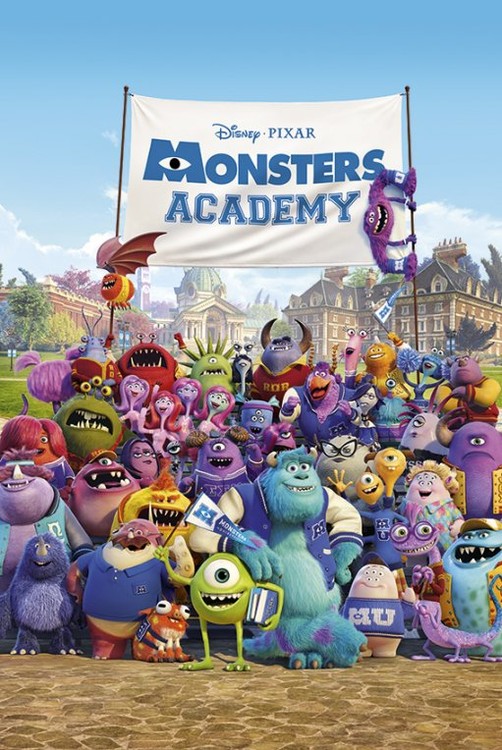 Plakát MONSTERS UNIVERSITY - academy