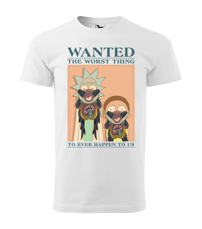 T-Shirt Rick and Morty - Wanted