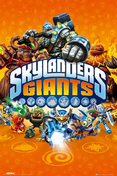 Poster Skylanders Giants - characters