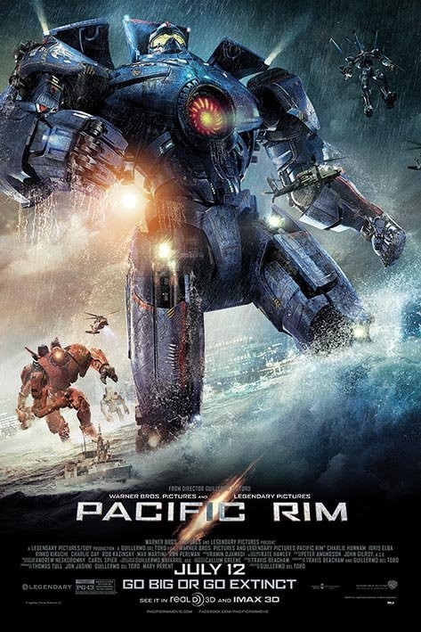 Plakát PACIFIC RIM - go big or go extinct