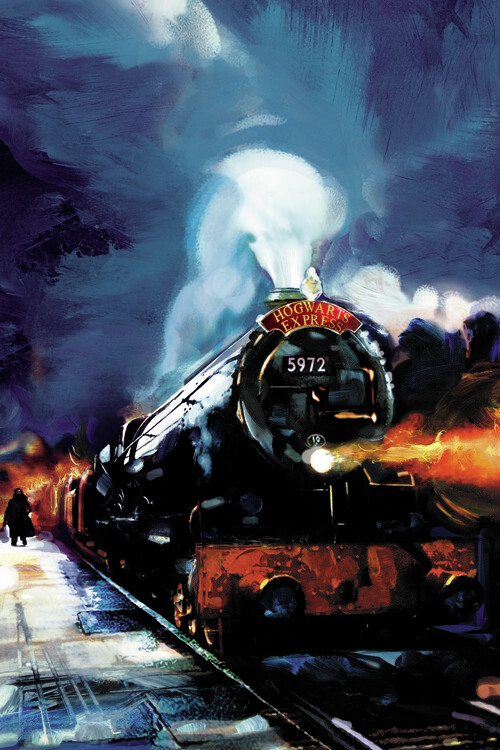 Umělecký tisk Harry Potter - Hogwarts Express, 26.7x40 cm