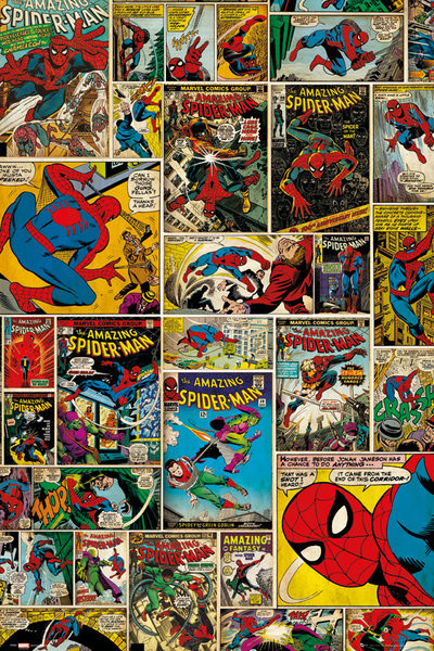 Poster MARVEL - spider-man comic cover