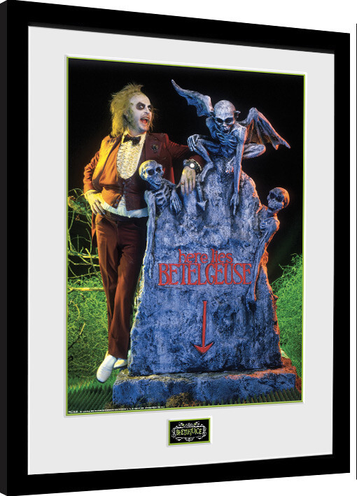 Oprawiony plakat Beetlejuice - Grave