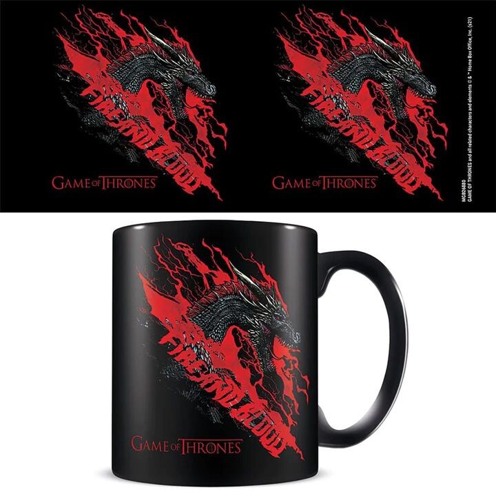 Hrnek Hra o Trůny -  Fire& Blood - Drogon