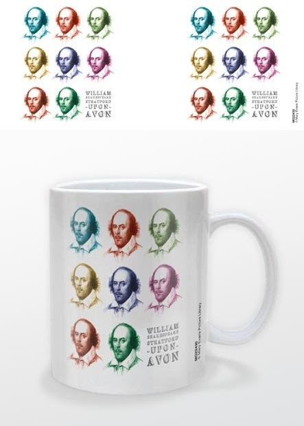 Koffie mok William Shakespeare - Pop Art
