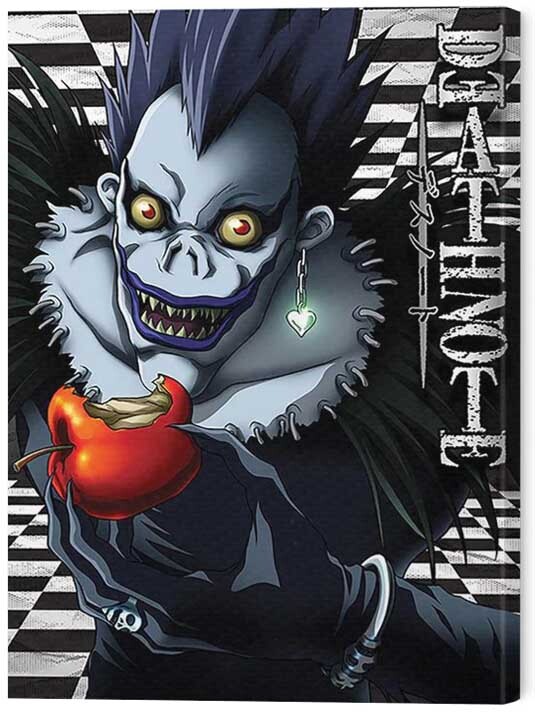 Bilde på lerret Death Note - Ryuk Checkered