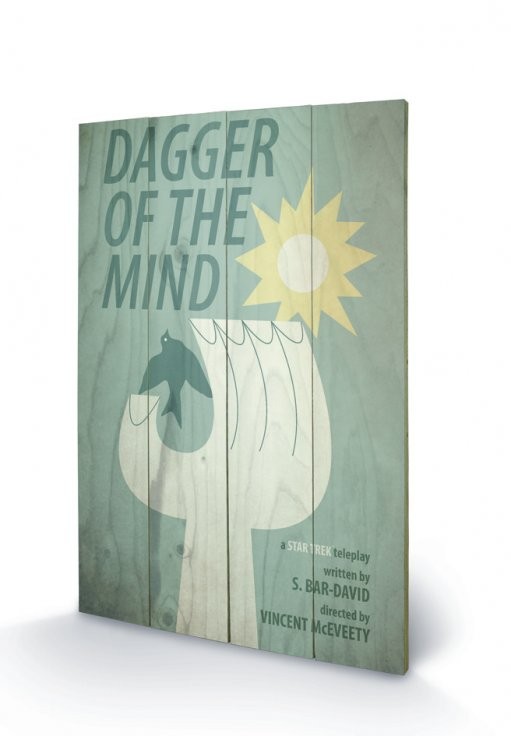 Levně Dřevěný obraz STAR TREK - dagger of the mind, 40 × 59 cm