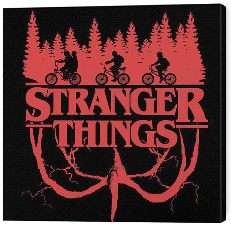 Billede på lærred Stranger Things - Logo Flip