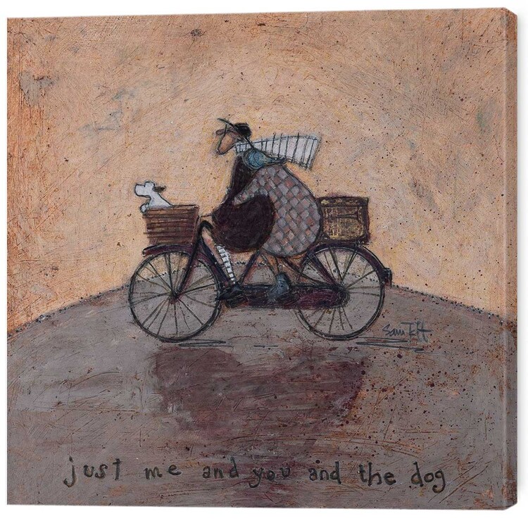 Obraz na plátně Sam Toft - Just Me and You and The Dog, 2 - 40×40 cm