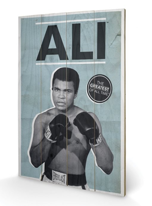 Obraz na dřevě MUHAMMAD ALI - greatest